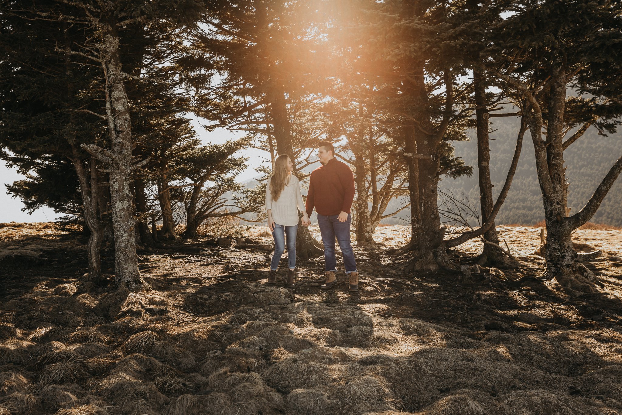 Adventure Engagement Session Photography Roan Mountain