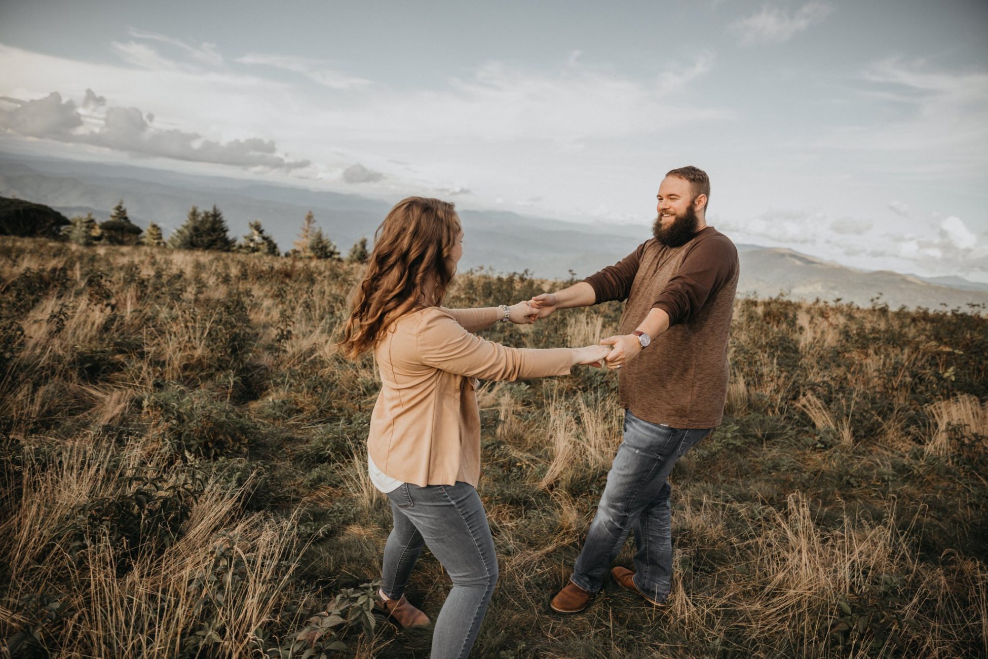 Adventure Engagement Session Photography Roan Mountain