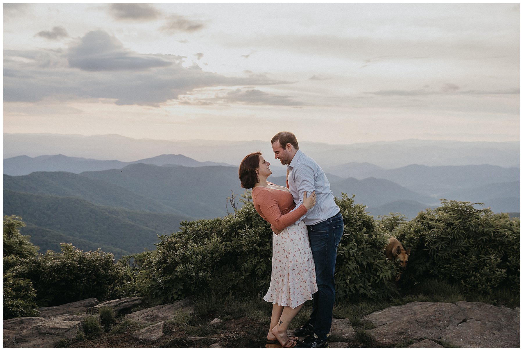 Adventure Engagement Session Photography Craggy Gardens Engagement Session