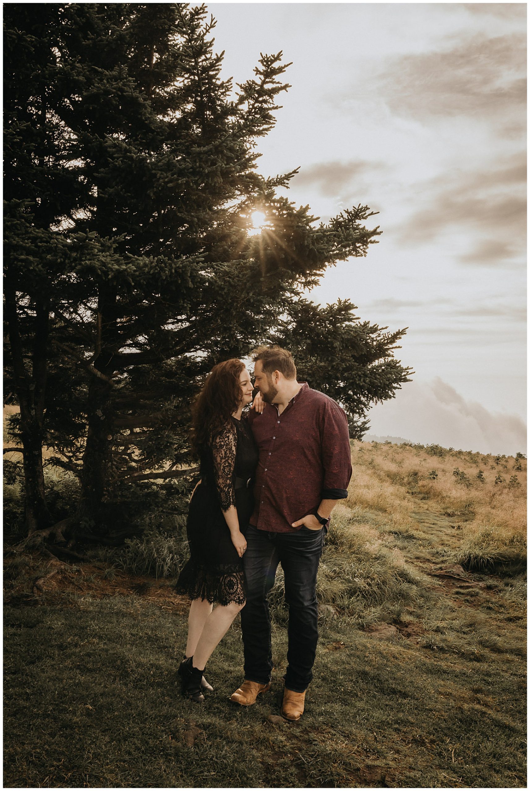Adventure Roan Mountain Engagement Session Photography