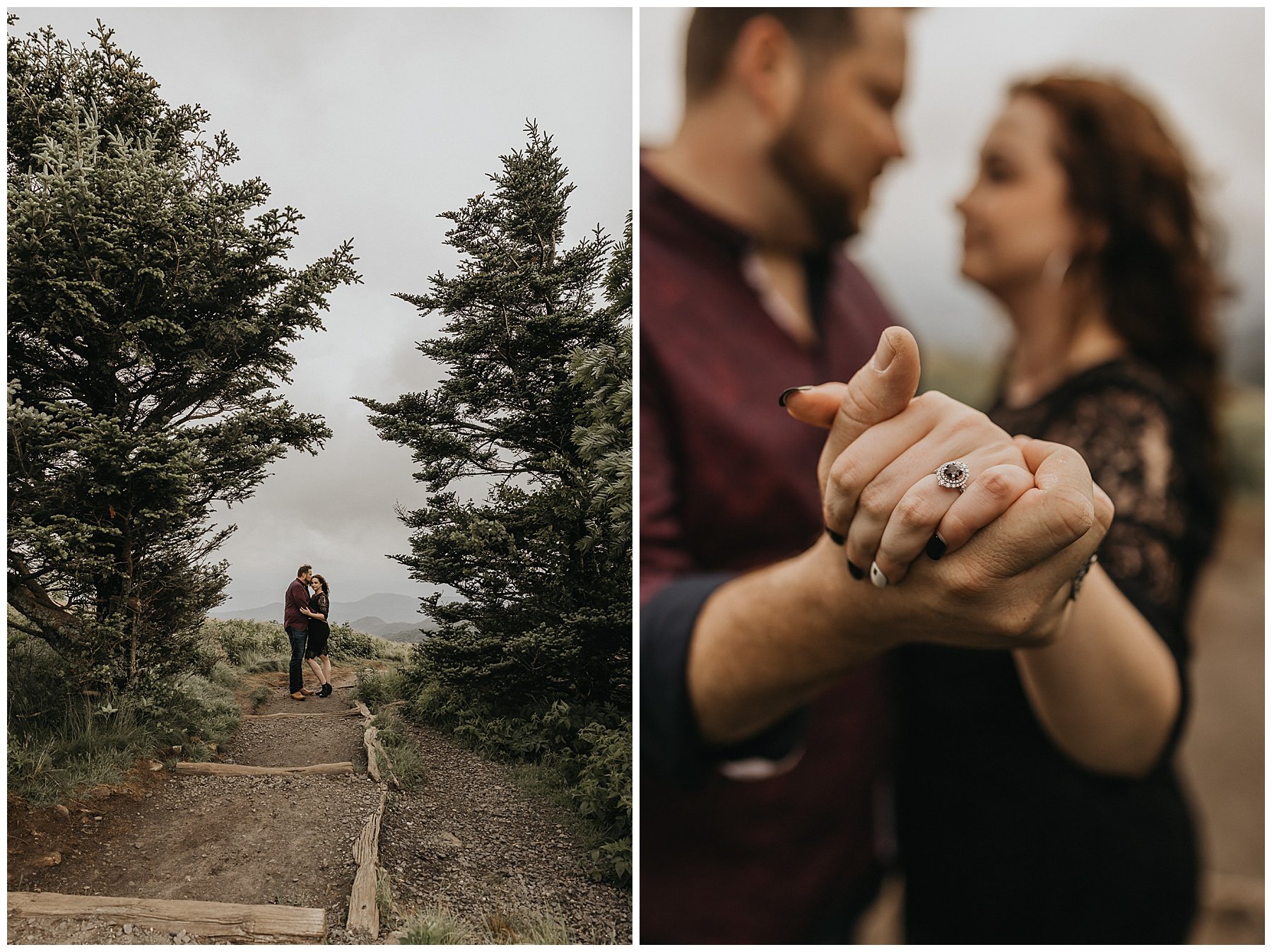 Adventure Roan Mountain Engagement Session Photography