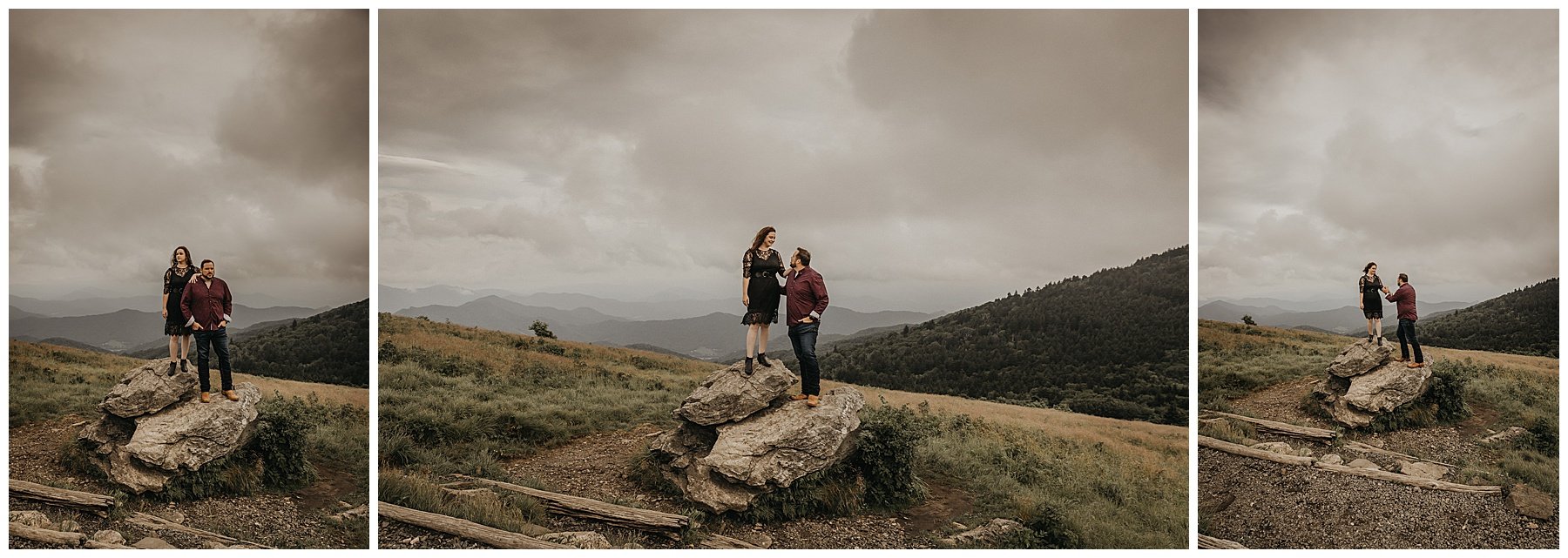 Adventure Roan Mountain Engagement Session Photography