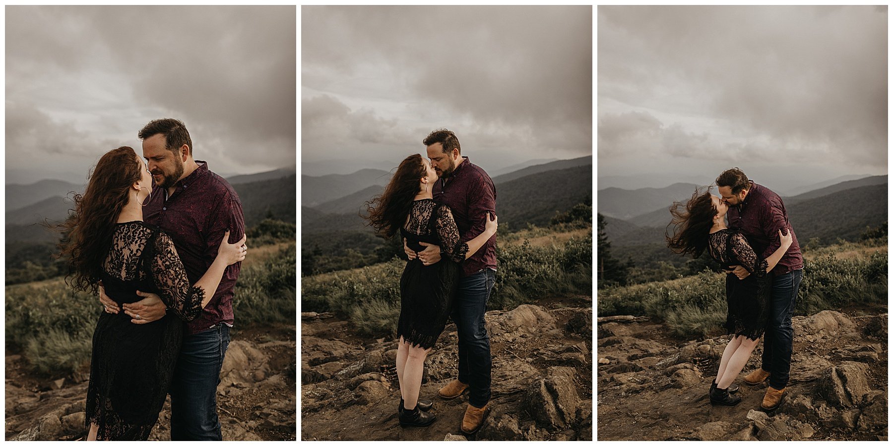 Adventure Roan Mountain Engagement Session Photography