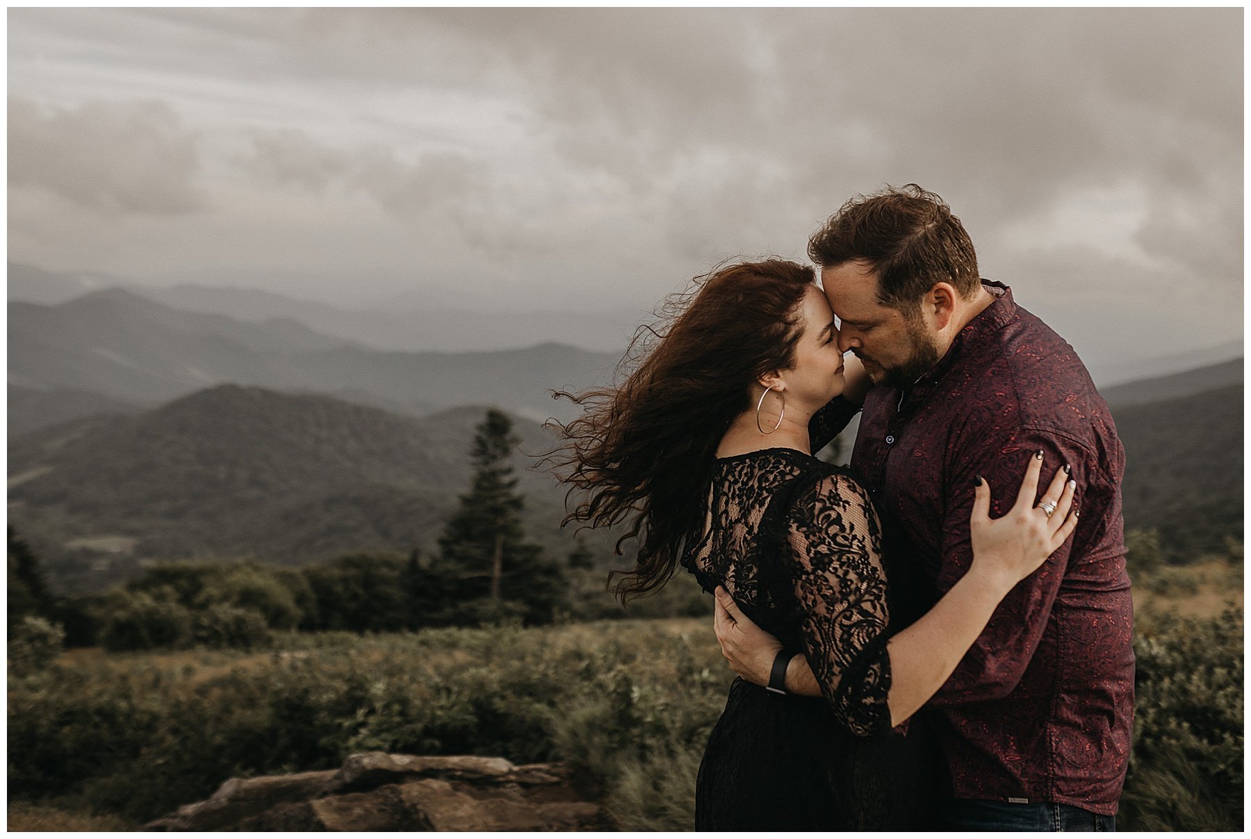 Adventure Roan Mountain Engagement Session Photography