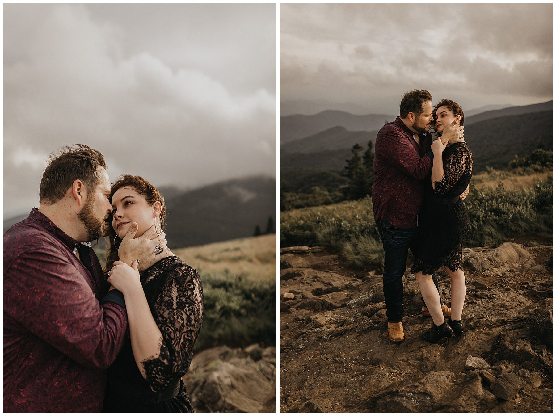 Adventure Roan Mountain Engagement Session Photography