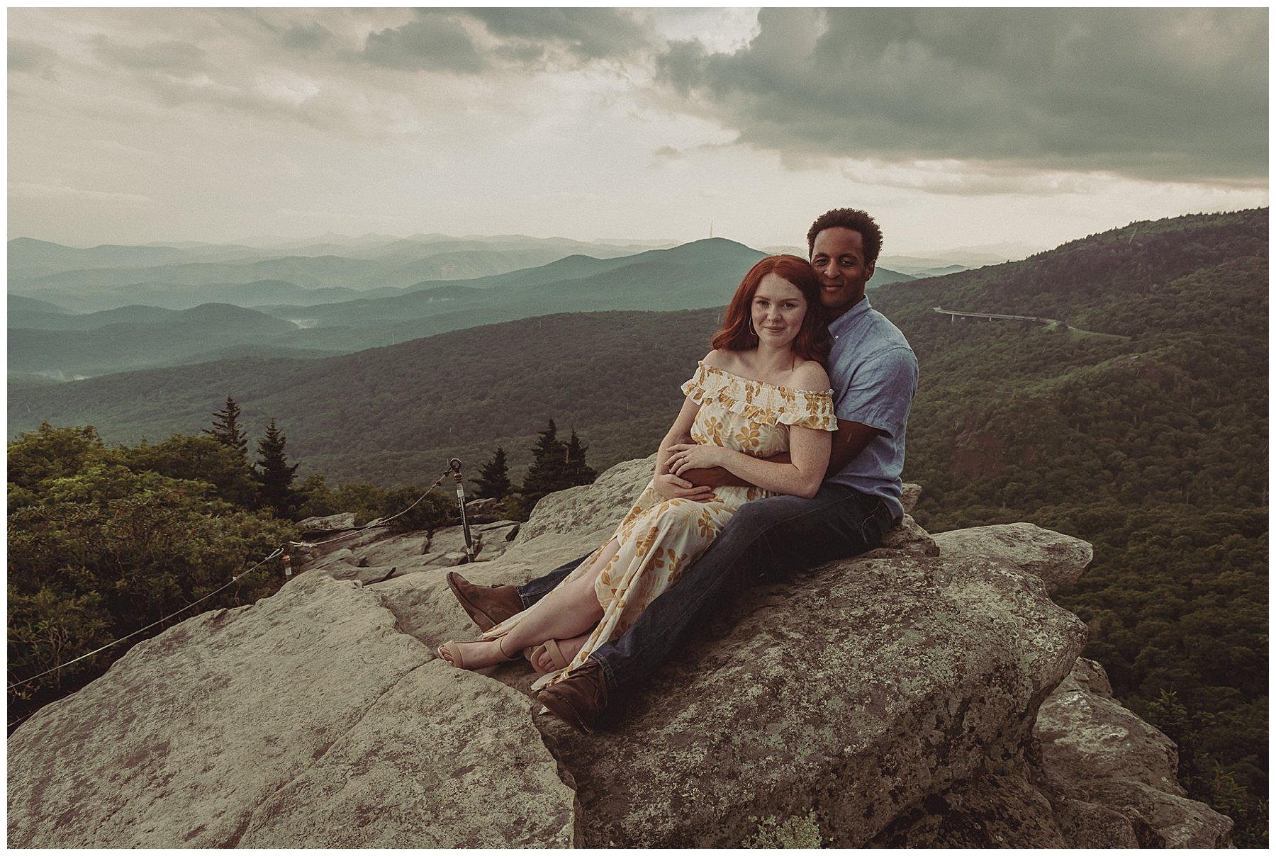 Engagement Session at Rough Ridge NC  Hunter Kittrell Photography