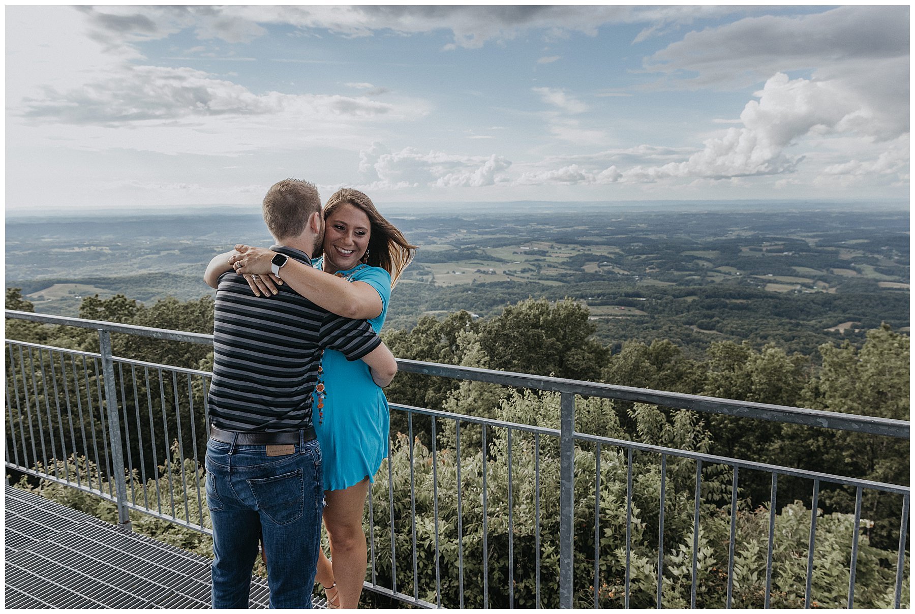 Adventure Engagement Session Photograph Paint Creek Engagement Session