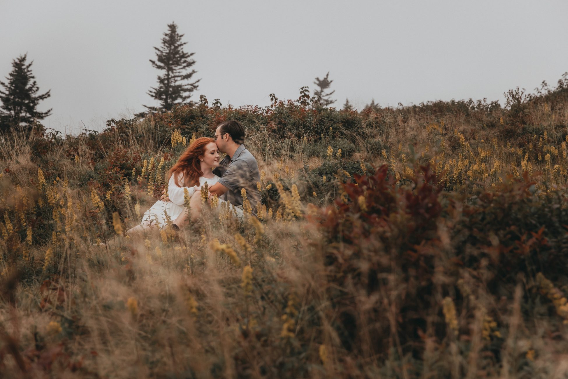 Hunter Kittrell Photography Engagement Session at Roan Mountain TN