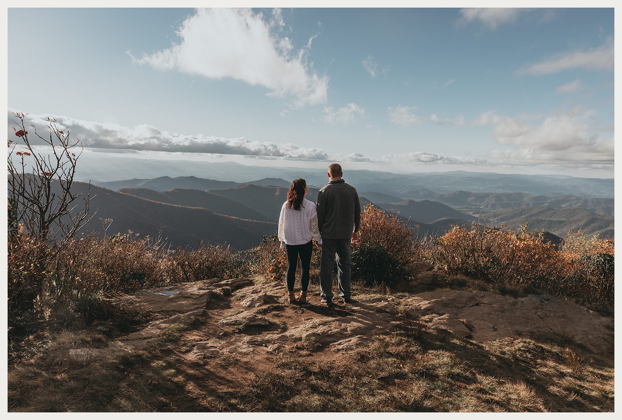 Engagement Session at Craggy Gardens NC