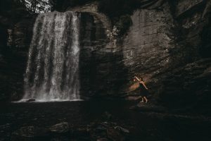 Engagement Session at Looking Glass Falls