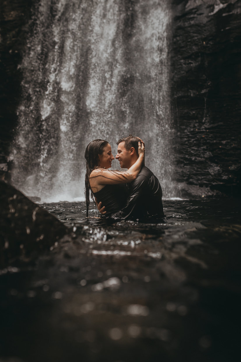 Engagement Session at Looking Glass Falls